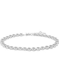 Armband ADELIA ́S "Damen aus 925 Silber mit Zirkonia 18+3 cm" Armbänder Gr. 18 + 3, Silber 925 (Sterlingsilber), silberfarben (silber) Damen