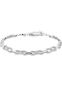 Armband ADELIA ́S Armbänder Gr. 18 + 3, Silber 925 (Sterlingsilber), silberfarben (silber) Damen