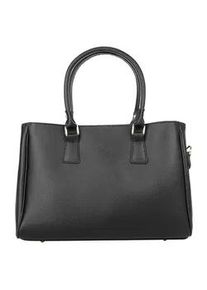 Henkeltasche CLUTY Gr. B/H/T: 36cm x 26cm x 14cm onesize, schwarz Damen Taschen echt Leder, Made in Italy