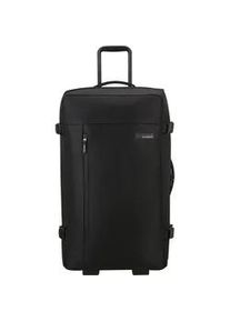 Weichgepäck-Trolley Samsonite "ROADER" Gr. B/H/T: 45cm x 79cm x 32cm 112 l, schwarz (deep black) Koffer Reisekoffer Trolley Aufgabegepäck TSA-Zahlenschloss Volumenerweiterung