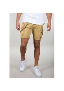 Shorts Alpha Industries "Alpha Industries Men - Utility Short" Gr. 29, Normalgrößen, beige (sand) Herren Hosen