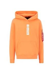 Hoodie Alpha Industries "Alpha Industries Men - Hoodies Alpha PP Hoodie" Gr. 2XL, orange (tangerine) Herren Sweatshirts