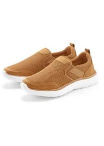Sneaker AUTHENTIC LE JOGGER "Slipper, Halbschuhe, Freizeitschuhe, Turnschuh", Herren, Gr. 42, braun (camelfarben), Obermaterial: 100% Textilmaterial. Decksohle: 100% Textilmaterial. Futter: 100% Textilmaterial. Laufsohle: 100% Synthetik, unifarben, Basic, Schuhe Sneaker, zum Reinschl&uuml;pfen Unisex VEGAN