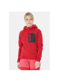 Fleecejacke WHISTLER "Pennine" Gr. 40, rot (rot, schwarz) Damen Jacken mit atmungsaktiver Qualität