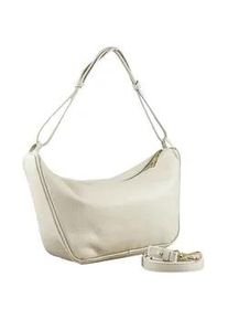 Schultertasche Collezione Alessandro "Madame" Gr. B/H/T: 35cm x 19cm x 9cm one size, beige Damen Taschen aus weichem Leder, Made in Italy