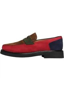 Loafer Henry Stevens "Haywood PL Businessschuh" Gr. 43, bunt (grün, blau, braun, rot) Herren Schuhe Halbschuhe Leder handgefertigt, Anzugschuhe Slipper