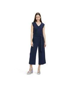 Overall Cartoon "Cartoon Jumpsuit mit Bindegürtel" Gr. 40, Normalgrößen, blau (navy blau) Damen Overalls Design