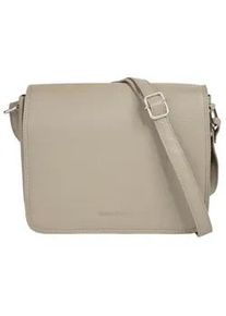 Umhängetasche Bruno Banani Gr. B/H/T: 24cm x 19cm x 7cm onesize, beige Damen Taschen echt Leder