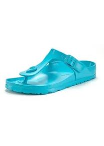 Badezehentrenner Venice Beach Gr. 38, blau (türkis) Damen Schuhe Zehentrenner Badeschuh Zehentrenner, Badepantolette Sandale, Pantolette,