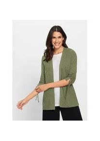 WITT Shirtjacke INSPIRATIONEN "Shirtjacke" Gr. 52, grün (schilf) Damen Shirts