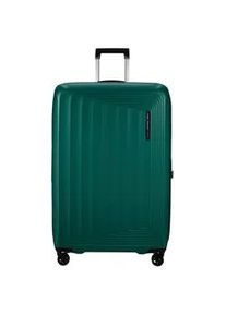 Hartschalen-Trolley Samsonite "NUON 81" Gr. B/H/T: 53cm x 81cm x 31cm 125 l, grün (pine green) Koffer Trolley Reisegepäck Hartschalenkoffer Reisekoffer TSA-Zahlenschloss