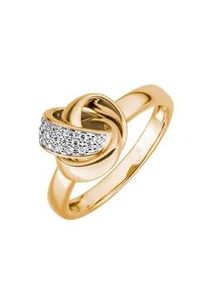 Fingerring Lady Fingerringe Gr. 16, Metall-Gold, goldfarben (gelbgold 375) Damen