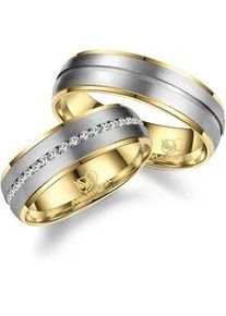 Partnerring MARRYA "Titan Ringe Trauringe Eheringe Partnerringe" Fingerringe Gr. 58, Titan, goldfarben (herren ring, silber, gold) Damen