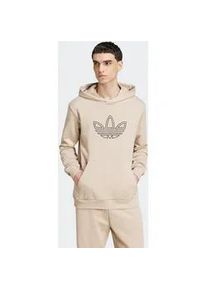 Kapuzensweatshirt Adidas ORIGINALS "OUTLINE HD" Gr. S, beige (wonder beige) Herren Sweatshirts