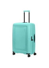 Hartschalen-Trolley American Tourister "DASHPOP 77" Gr. B/H/T: 50cm x 77cm x 33cm 104 l, blau (aqua sky) Koffer groß Reisekoffer TSA-Zahlenschloss Aufgabegepäck