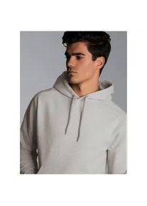 Kapuzensweatshirt TRIGEMA "TRIGEMA Hoodie aus Sweatqualität" Gr. L, grau (grau, melange) Herren Sweatshirts