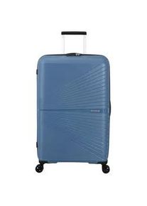 Hartschalen-Trolley American Tourister "AIRCONIC 77" Gr. B/H/T: 49cm x 77cm x 31cm 101 l, blau (coronet blue) Koffer Reisegepäck groß Reisekoffer TSA-Zahlenschloss