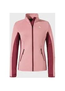 Schöffel Fleecejacke SCHÖFFEL "Fleece Jacket Lodron L" Gr. 46, pink (3465, pink) Damen Jacken