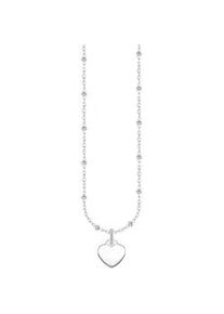 Kette mit Anhänger Thomas Sabo "Schmuck Silber 925 Halskette Herz, KE2287-001-21-L45v" Halsketten Gr. 45, Silber 925 (Sterlingsilber), L: 45cm B: 1,6mm, silberfarben Damen