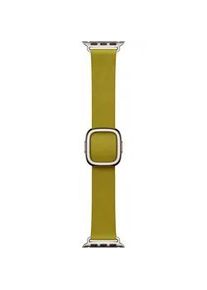 Apple Smartwatch-Armband "Moderne Schließe" Uhrenarmbänder Gr. 16-18cm, gelb (chartreuse)