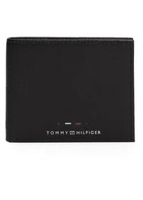 Geldbörse Tommy Hilfiger "Men TH PREMIUM MINI CC WALLET Bifold Wallet" schwarz Kleinlederwaren Herren Portemonnaie