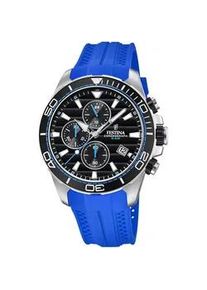 Chronograph Festina Armbanduhren blau Herren Quarzuhr, Armbanduhr, Herrenuhr, analog, Tag, Stoppfunktion