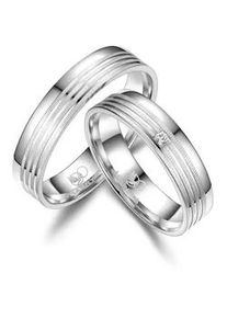 Verlobungsring MARRYA "Silber Ringe Trauringe Eheringe Partnerringe" Fingerringe Gr. 62, Silber 925 (Sterlingsilber), silberfarben (herren ring, silber) Damen