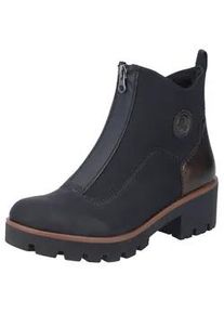 Winterstiefelette Rieker Gr. 36, schwarz (schwarz kombiniert) Damen Schuhe Winterboots, Ankleboots, Stiefelette, Plateausohle, mit Warmfutter Bestseller