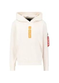 Hoodie Alpha Industries "Alpha Industries Men - Hoodies Alpha PP Hoodie" Gr. 3XL, weiß (jet stream white) Herren Sweatshirts