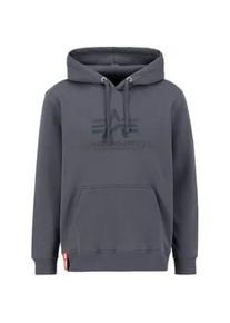 Hoodie Alpha Industries "Alpha Industries Men - Hoodies Basic Rainbow Ref. Print" Gr. 2XL, grau (greyblack) Herren Sweatshirts