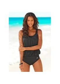 Oversize-Tankini Lascana Gr. 42, N-Gr, schwarz Damen Bikini-Sets Miederverstärkung am Cup, Unterbrustgummi rundum, verstellbare Träger