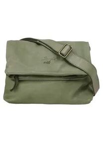 Umhängetasche Samantha Look Gr. B/H/T: 30cm x 22cm x 9cm onesize, grün (mint) Damen Taschen echt Leder, Made in Italy