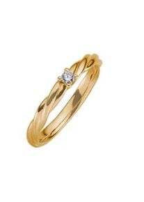 Fingerring Lady Fingerringe Gr. 19, Metall-Gold, goldfarben (gelbgold 375) Damen