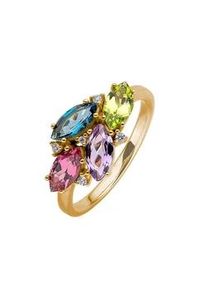 Fingerring Lady Fingerringe Gr. 21, Metall-Gold, goldfarben (gelbgold 375) Damen