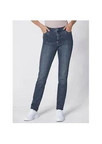 Stretch-Jeans CREATION L PREMIUM Gr. 18, Kurzgrößen, blau (blau, stone, washed) Damen Jeans