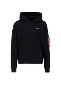 Hoodie Alpha Industries "Alpha Industries Men - Hoodies 3D Small Logo Hoodie" Gr. S, schwarz Herren Sweatshirts