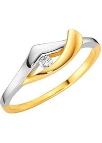 Fingerring Lady Fingerringe Gr. 21, Metall-Gold, goldfarben (gelbgold 375) Damen