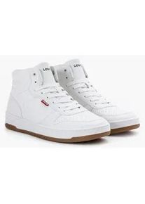 Levi's Sneaker LEVI'S "DRIVE HIGH" Gr. 44, weiß Herren Schuhe Freizeitschuh, Halbschuh, Schnürschuh mit Schaftrandpolsterung