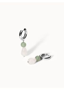 PURELEI Clear Quartz Drop Perlenohrringe