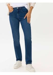 Brax Damen Five-Pocket-Hose Style MARY USED REGULAR BLUE, denim blau, Gr. 38K