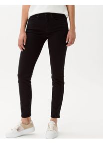 Brax Damen Röhrenjeans Style ANA CLEAN PERMA BLACK, denim perma schwarz, Gr. 36L