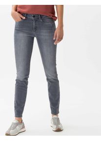 Brax Damen Röhrenjeans Style ANA USED GREY, denim grau, Gr. 34