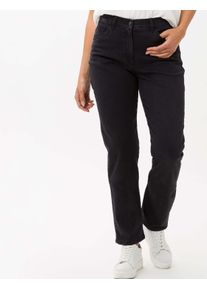 Raphaela by Brax Damen Five-Pocket-Hose Style CORRY SLASH BLACK + EFFEKT, denim hellgrau, Gr. 36K