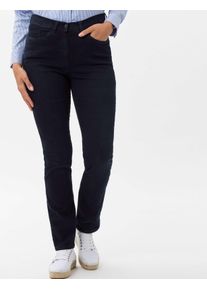 Raphaela by Brax Damen Five-Pocket-Hose Style LAURA SLASH DARK BLUE + EFFEKT, denim dunkelblau, Gr. 38K