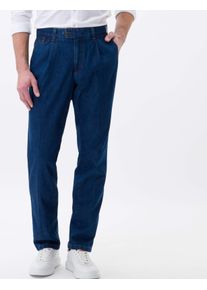 Eurex By Brax Herren Bundfaltenhose Style FRED 321, denim dunkelblau, Gr. 365U