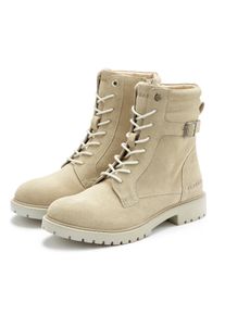 Stiefelette ELBSAND, Damen, Gr. 37, beige, Obermaterial: 100% Rindsleder. Futter: 80% Textilmaterial, 20% Lederimitat. Decksohle: 100% Textilmaterial. Laufsohle: 100% Synthetik, unifarben, casual, Schuhe, Schnürboots, Reißverschlussstiefel, Biker Boots, Leder