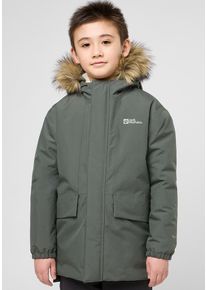 Jack Wolfskin Kinder Outdoorjacke "COSY BEAR JACKET K", grün, Gr. 140, Obermaterial: 100% Polyester; Kontrast: 85% Acrylic, 15% Polyester; Futter: