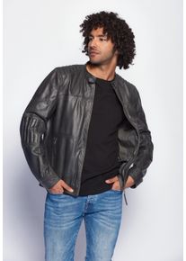 Maze Herren Lederjacke "71Jack", grau, Gr. XL, Obermaterial: 100% Lammleder / Futter: 100% Baumwolle / Ärmelfutter: 100% Polyester, Jacken