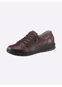 Waldläufer WALDLÄUFER Damen Schnürschuh, Gr. 5,5, rot, Glattleder, sportlich, Schuhe