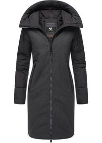 Ragwear Damen Wintermantel "Jumana", schwarz, modisch, Gr. XXXL, Obermaterial: 100% Polyester, Futter: 100% Polyester, Wattierung: 100% Polyester,